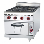 Commercial Kitchen Equipment 4 Burners Gas Stove