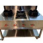 ITAL 2 Burner Continental+2 Burner Chinese Stove