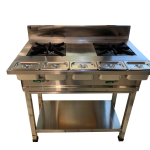 ITAL 2 Burner Stove with Spice Pans