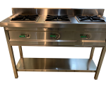 ITAL 3 Burner Line Stove