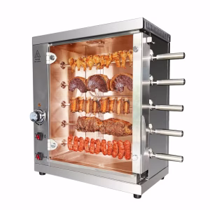 Rotating chicken roaster