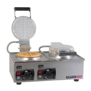 2 Plate Round Waffle Baker